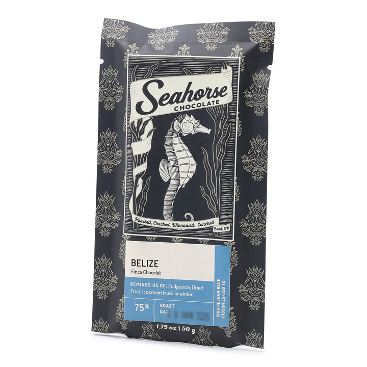 Seahorse Chocolate Belize 75% Dark Chocolate