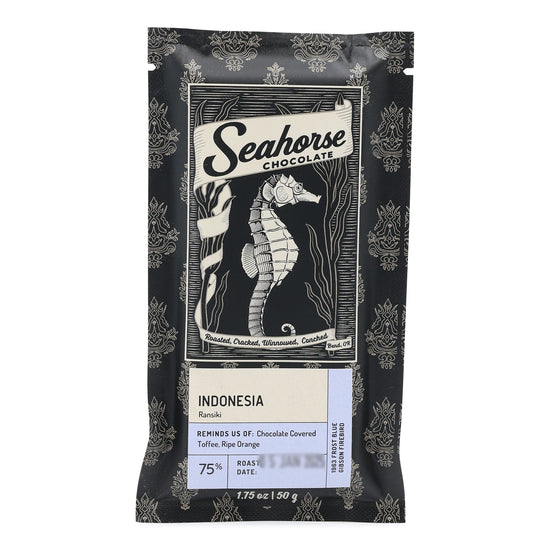 Seahorse Chocolate Indonesia 75% Dark Chocolate
