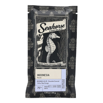 Seahorse Chocolate Indonesia 75% Dark Chocolate