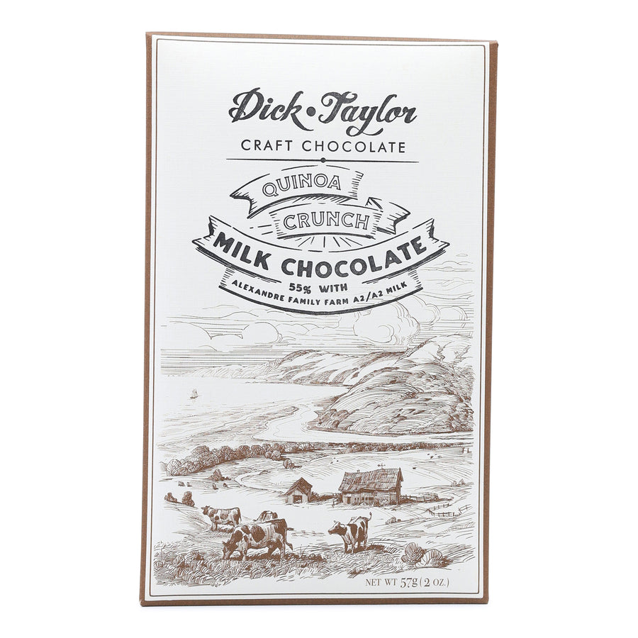 Dick Taylor 55% Quinoa Crunch Milk Chocolate