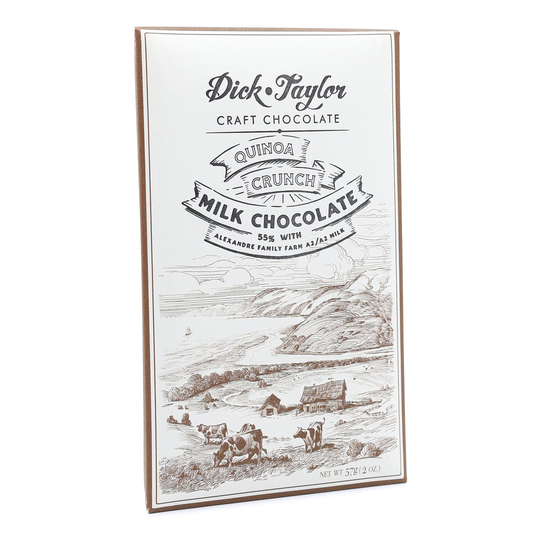 Dick Taylor 55% Quinoa Crunch Milk Chocolate