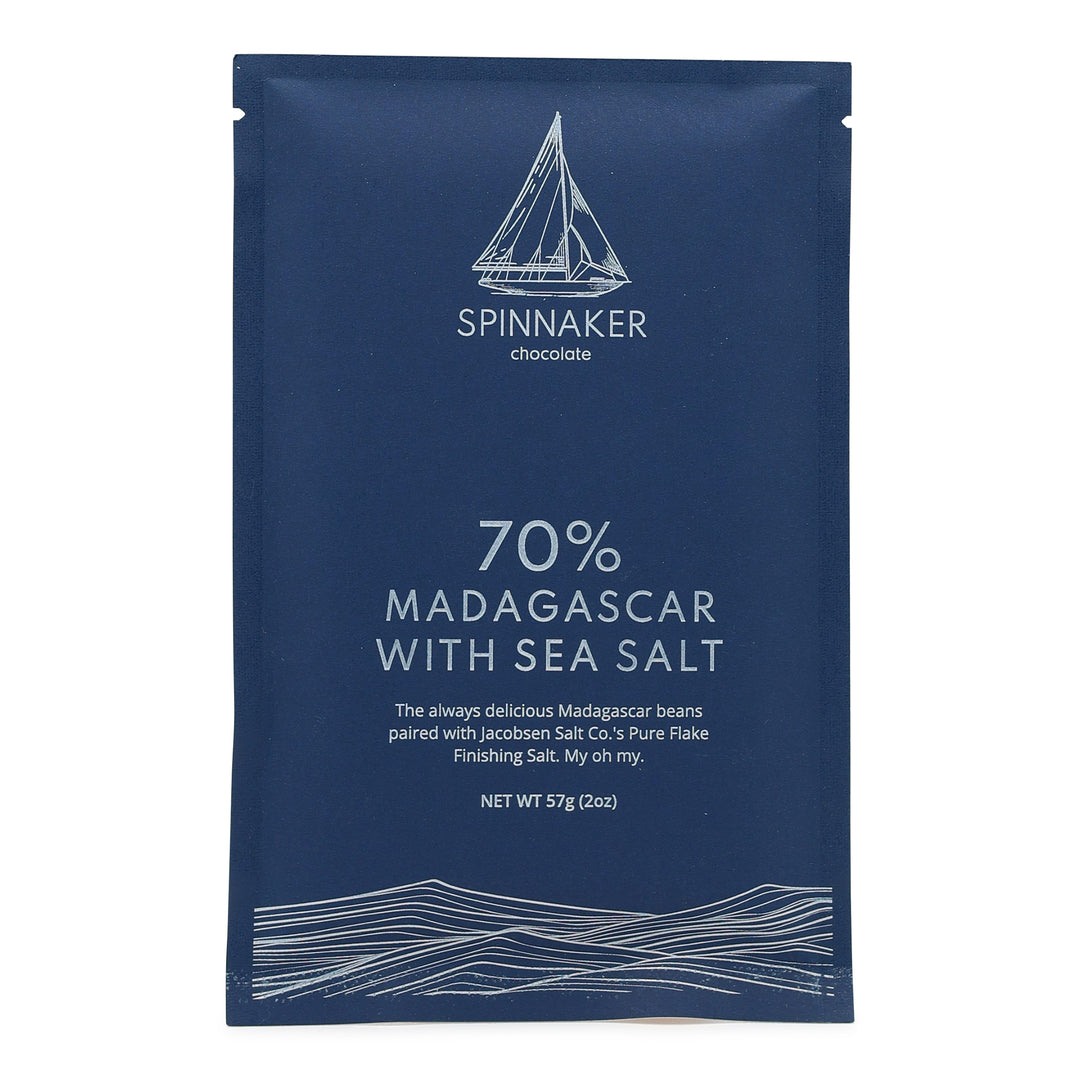 Spinnaker Chocolate Madagascar 70% Dark Chocolate with Sea Salt