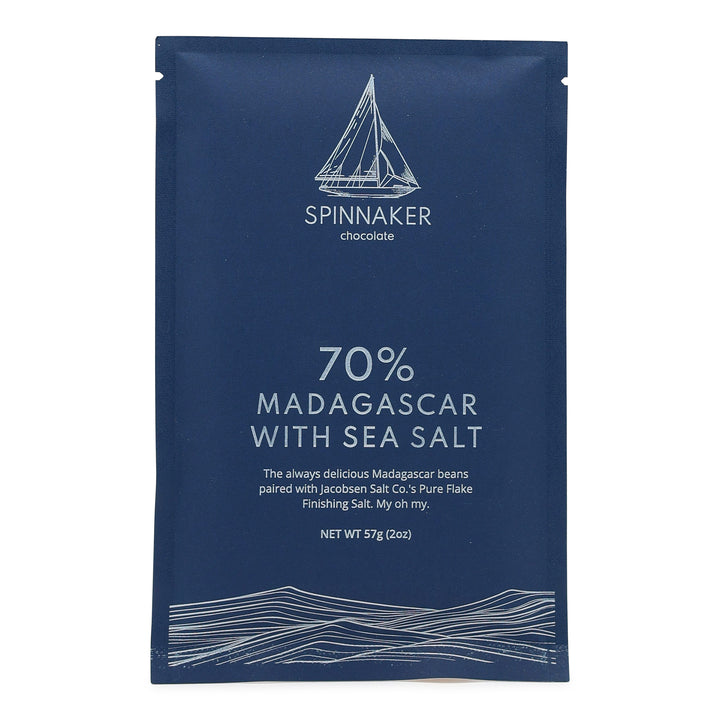 Spinnaker Chocolate Madagascar 70% Dark Chocolate with Sea Salt