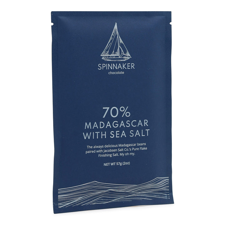 Spinnaker Chocolate Madagascar 70% Dark Chocolate with Sea Salt