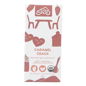 Sted Foods 50% Dark Milk Chocolate with Caramel Crack