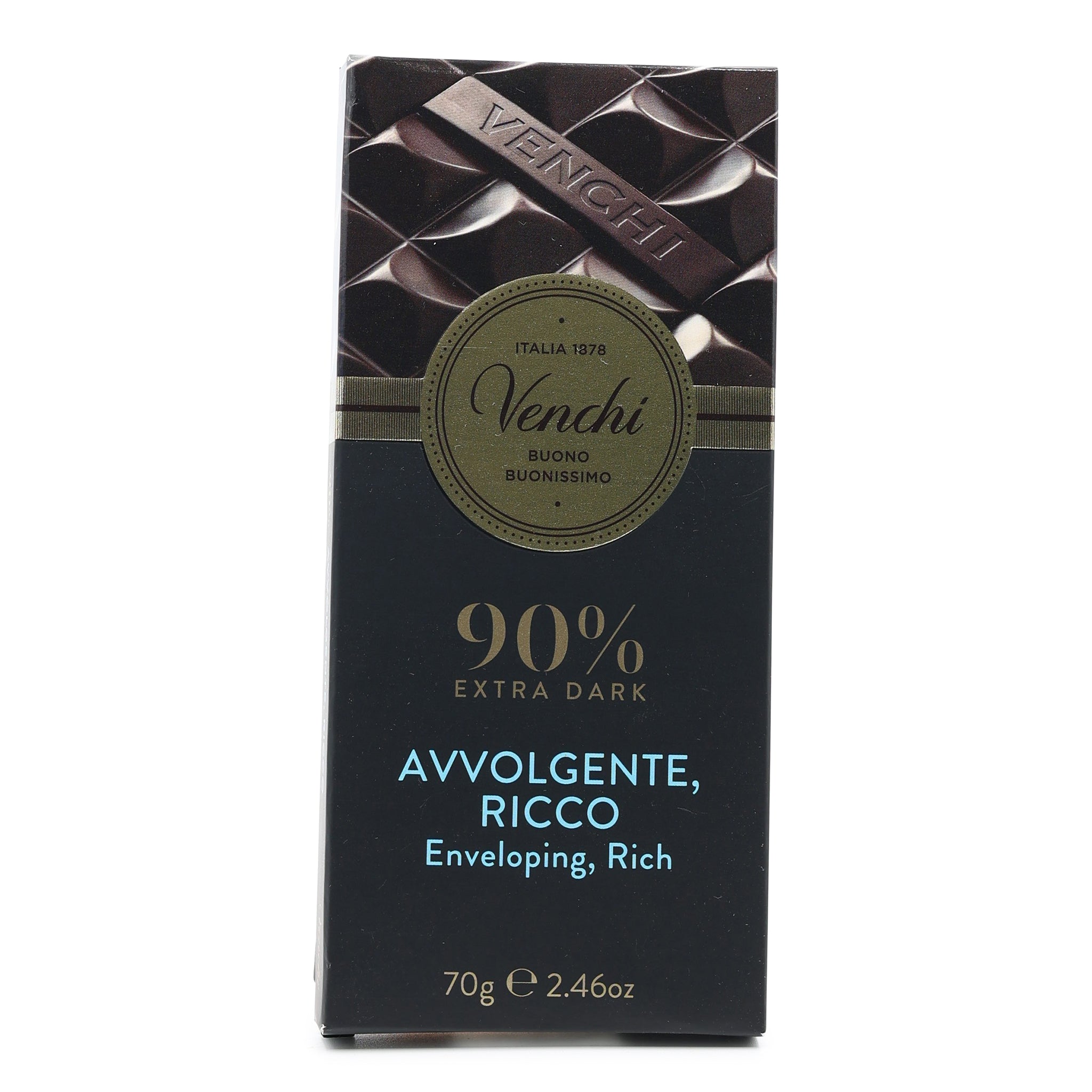 Venchi Organic 100% Dark Chocolate artisan made chocolate – The Meadow