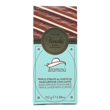 Venchi Tiramisu Milk Chocolate Bar