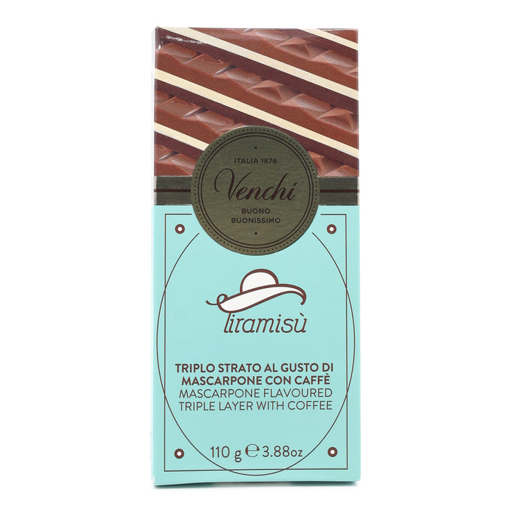 Venchi Tiramisu Milk Chocolate Bar