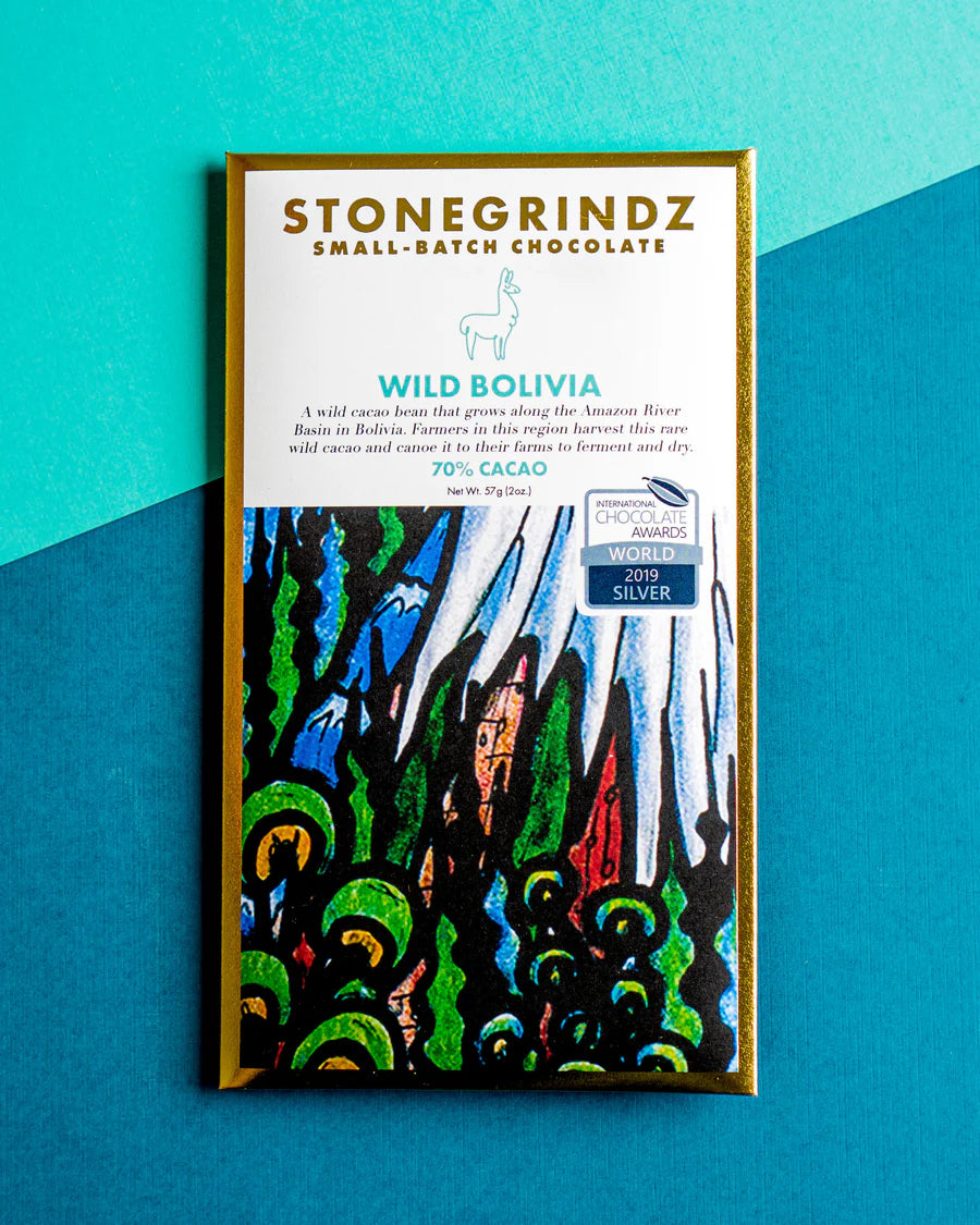 Image of Stone Grindz Wild Bolivia 70% Dark Chocolate