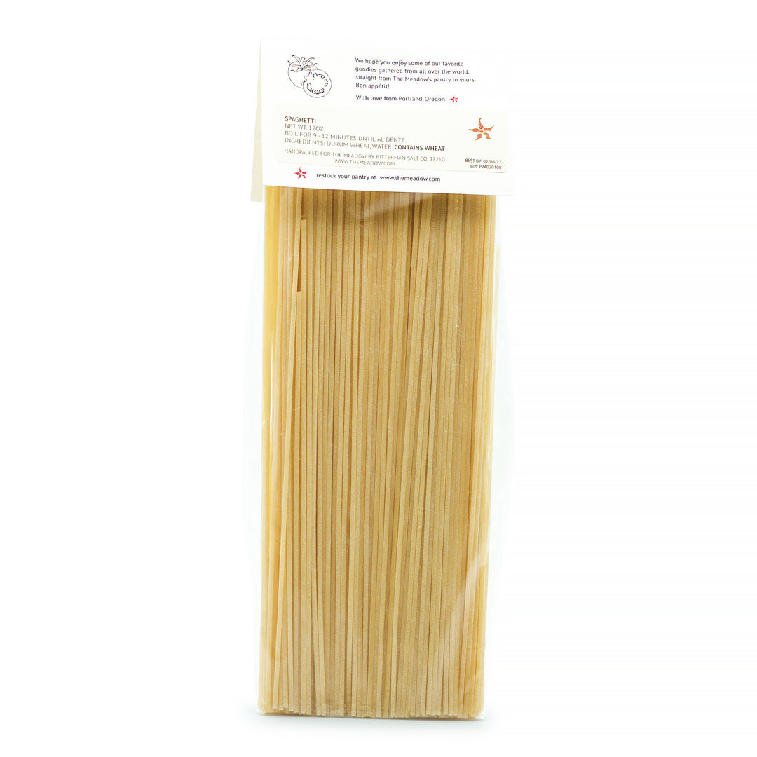 Image of the back of Spaghetti - Gourmet Pasta From Italy