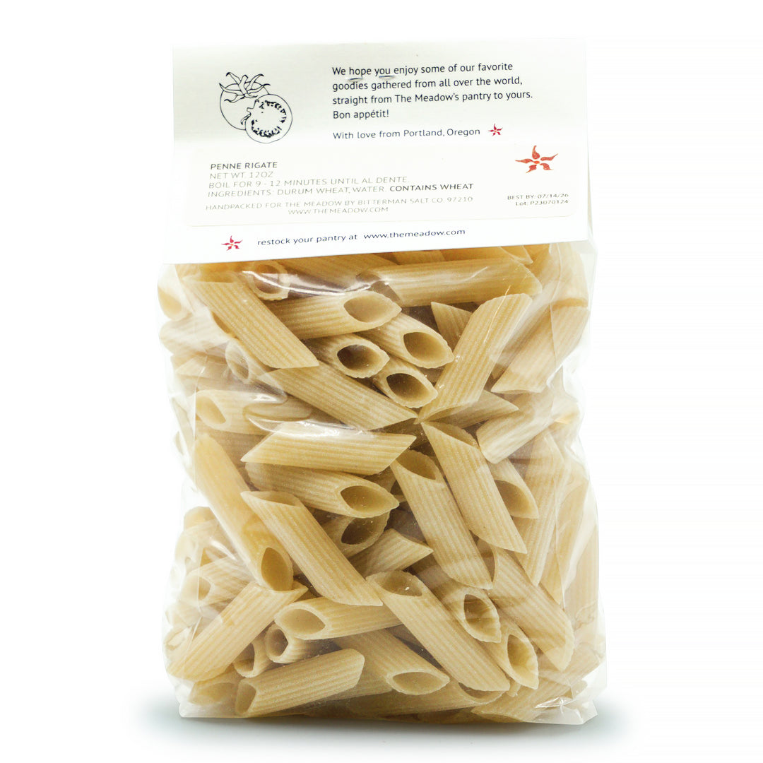 Image of the back of Penne Rigate - Gourmet Pasta from Italy