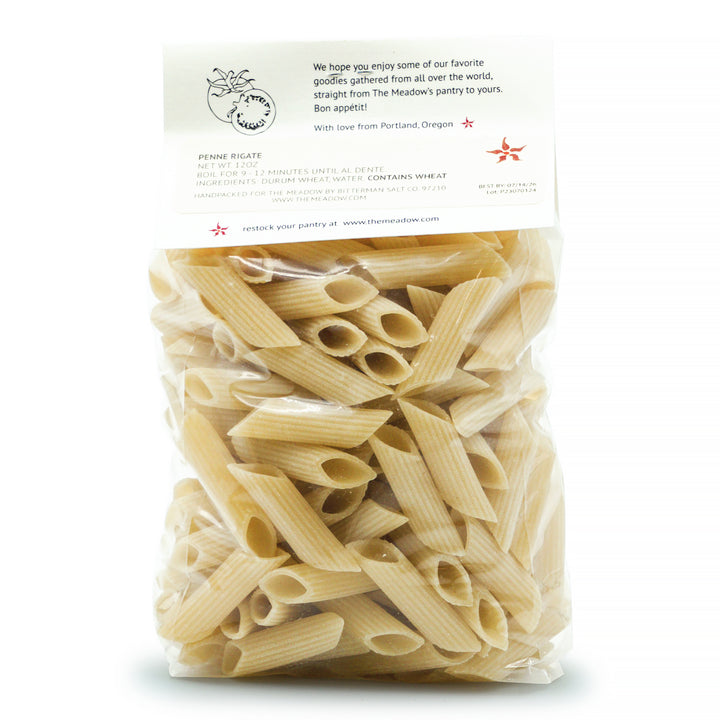 Image of the back of Penne Rigate - Gourmet Pasta from Italy