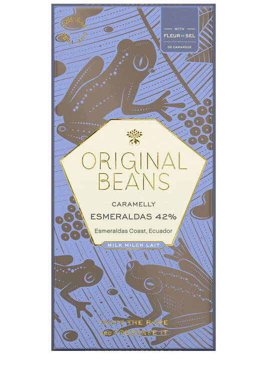 Original Beans Esmeraldas Milk Chocolate with Fleur de Sel