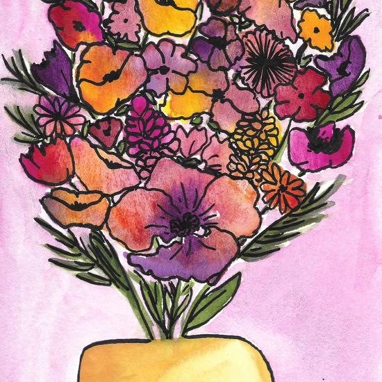 Fall Bouquet Card by Handmade by Jessica