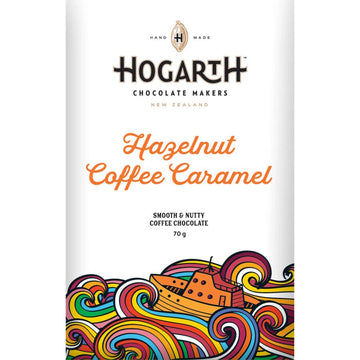 Image of Hogarth Chocolate Milk Chocolate with Hazelnut Coffee Caramel