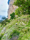Man on hiking path in Sardegna 