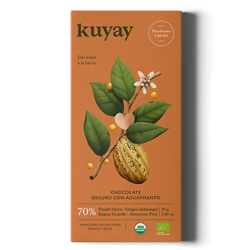 Image of Kuyay 70% Dark Chocolate with Golden Berries