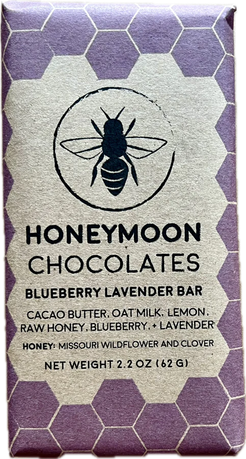 Image of Honeymoon Chocolate Blueberry and Lavender White Chocolate