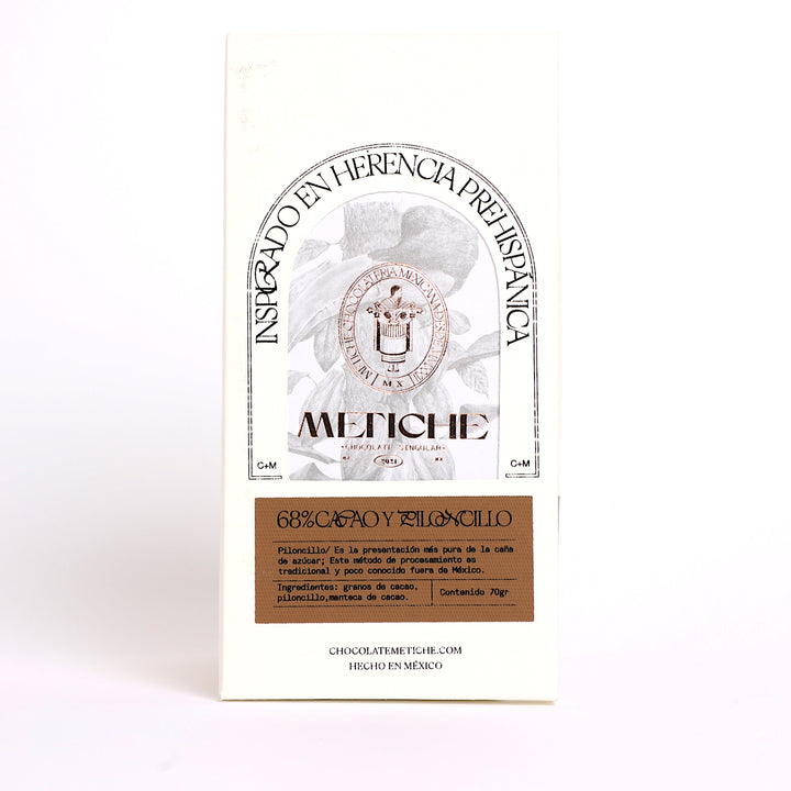 Metiche 68% Dark Chocolate with Piloncillo