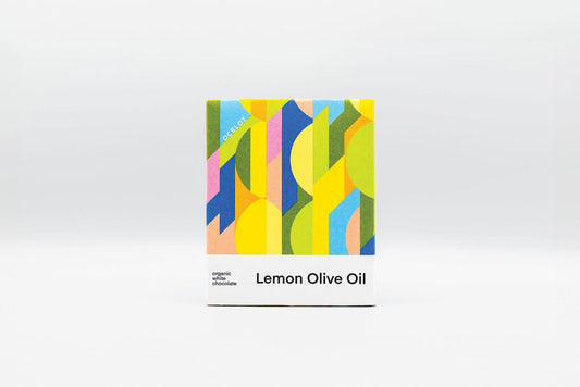 Image of Ocelot Lemon and Olive Oil White Chocolate