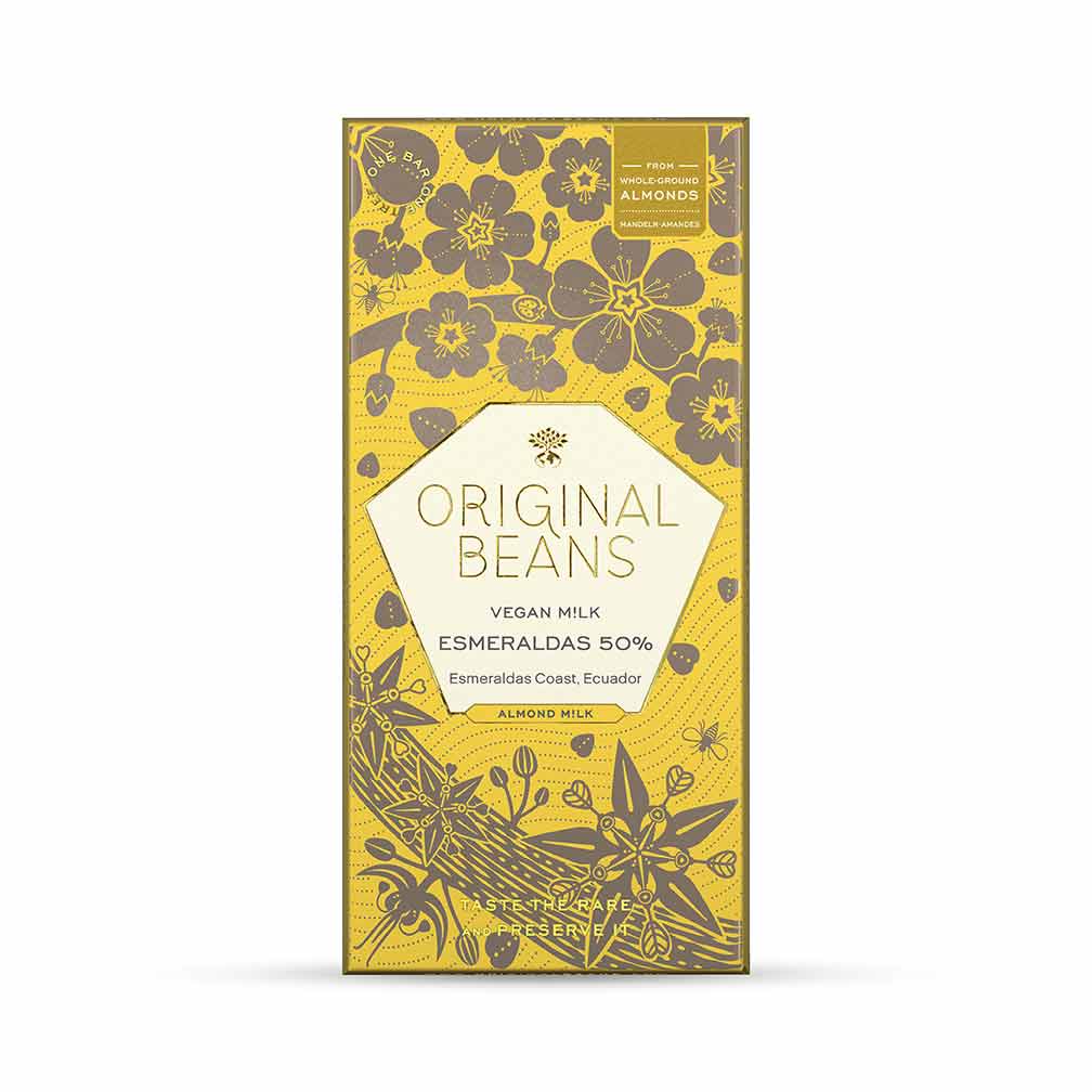 Original Beans Esmeraldas Vegan Almond  Milk Chocolate