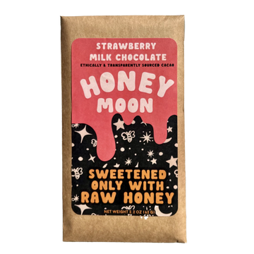 Honeymoon Chocolate 50%  Milk Chocolate with Strawberries