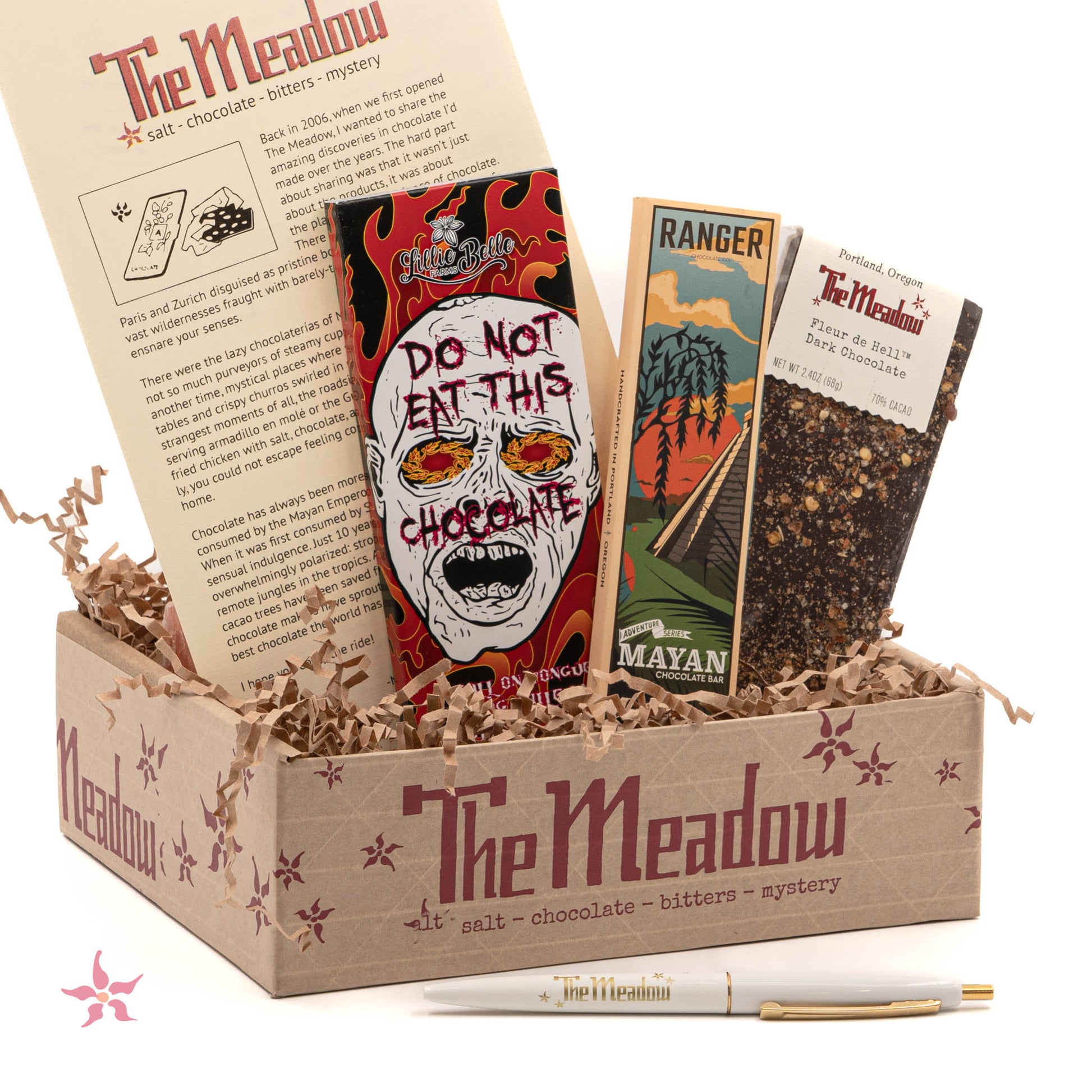 Spicy Chocolate Tasting Flight Box