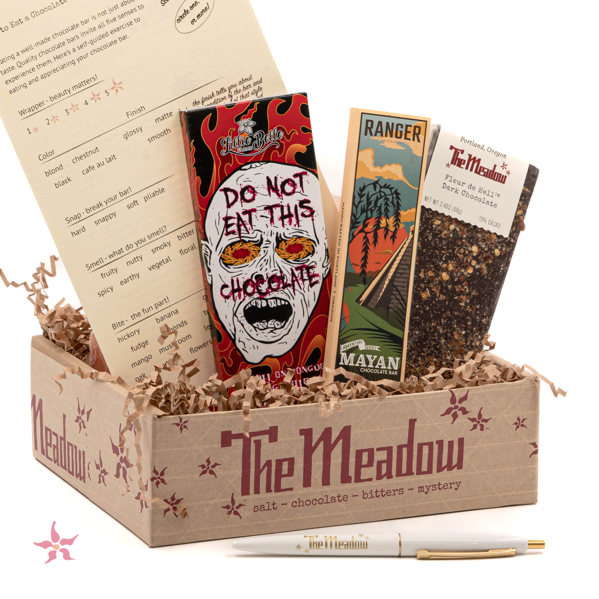 Spicy Chocolate Tasting Flight Box