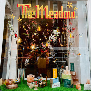 March Spring windows of Mulberry Shop New York