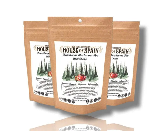 Image of House of Spain Chaga Functional Mushroom Tea