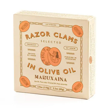 Maruxaina Razor Clams in Spanish Olive Oil