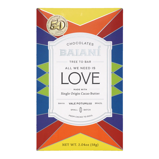 Image of Baiani " All We Need is Love" White Chocolate with Crispy Rice