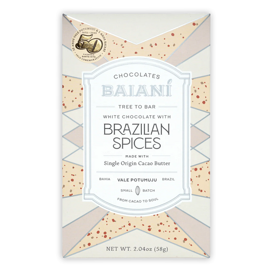 Image of Baiani White Chocolate with Brazilian Spices