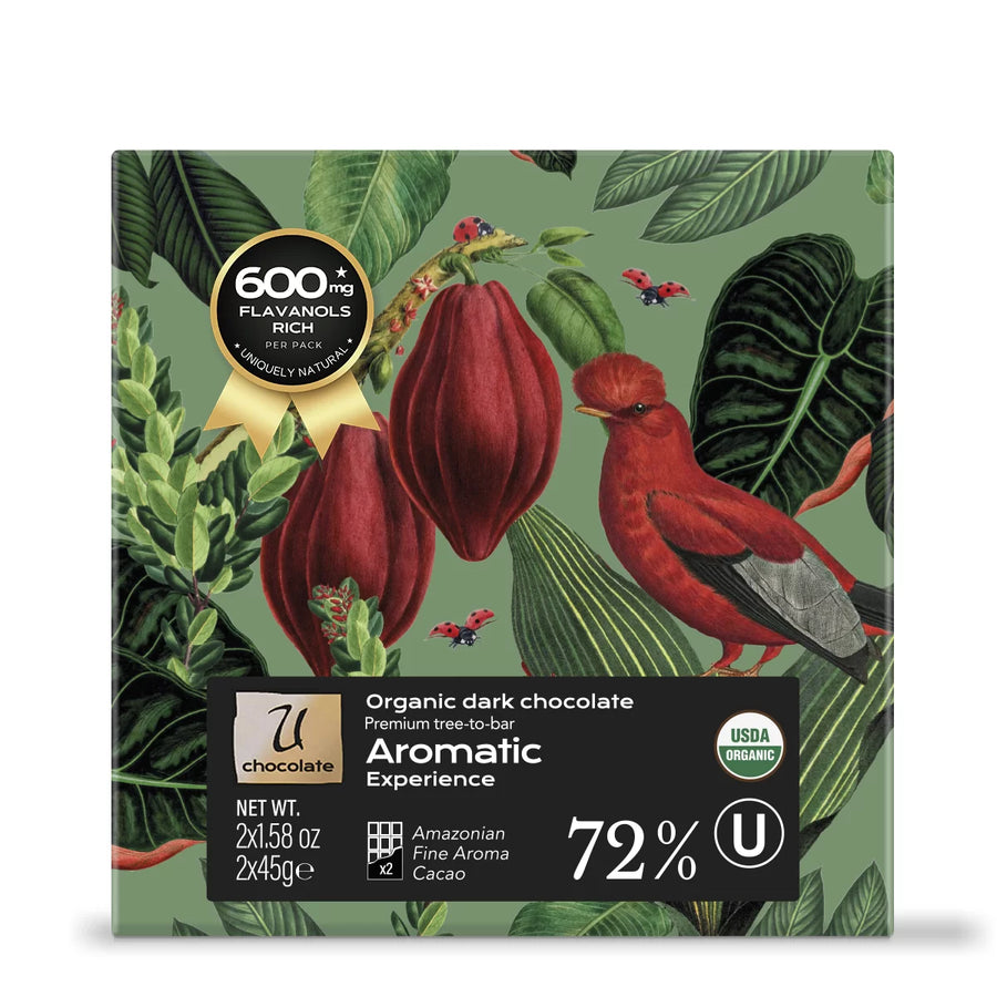 Image of U Chocolate "Aromatic Experience" Amazonian 73% Dark Chocolate