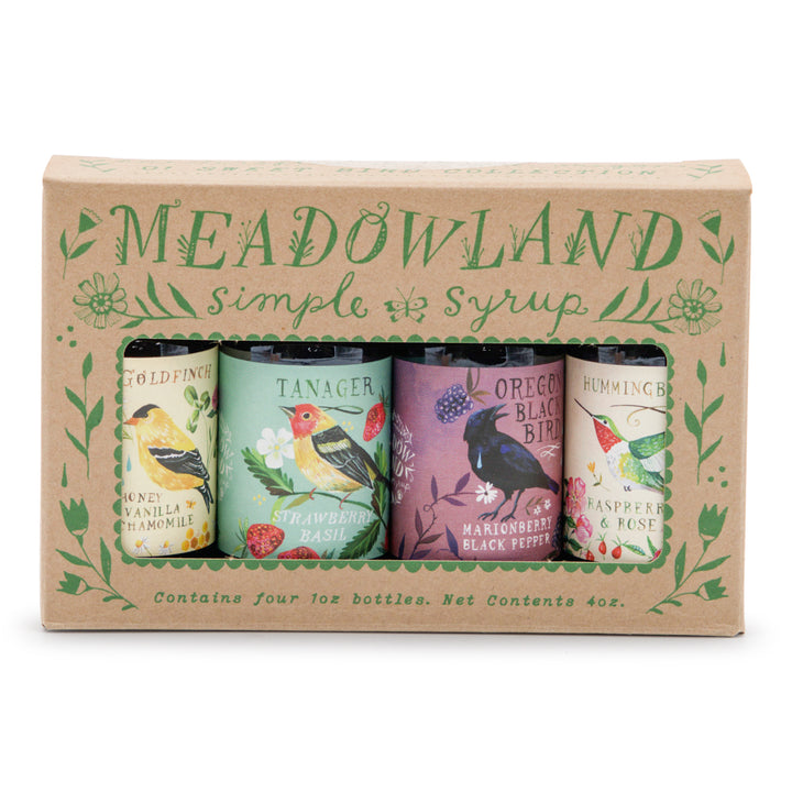 Meadowland Sweet Bird Simple Syrup Sampler Set