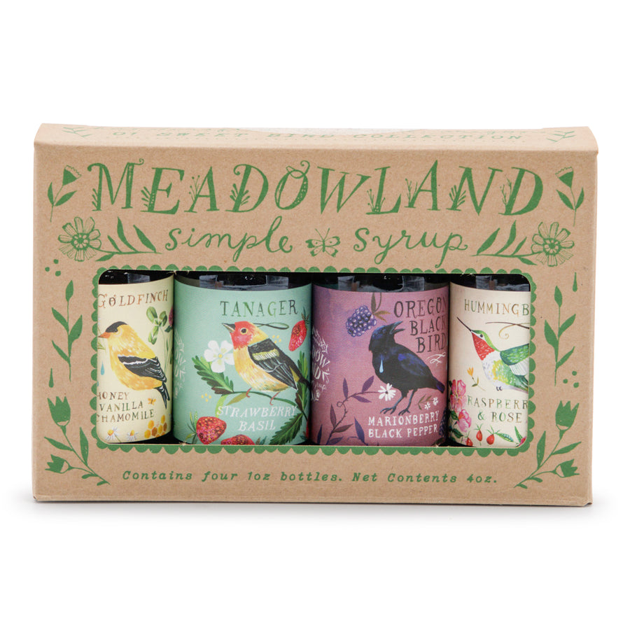 Meadowland Sweet Bird Simple Syrup Sampler Set