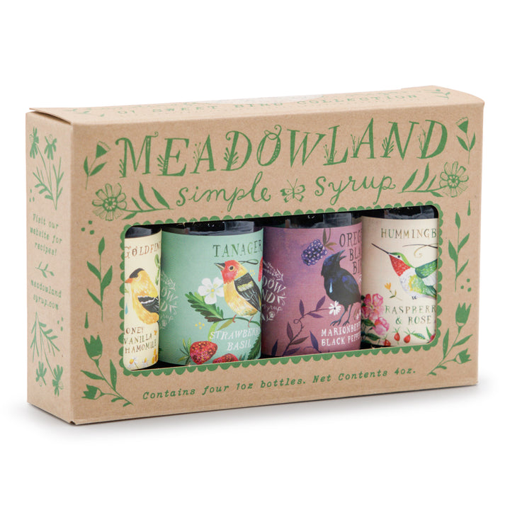 Meadowland Sweet Bird Simple Syrup Sampler Set