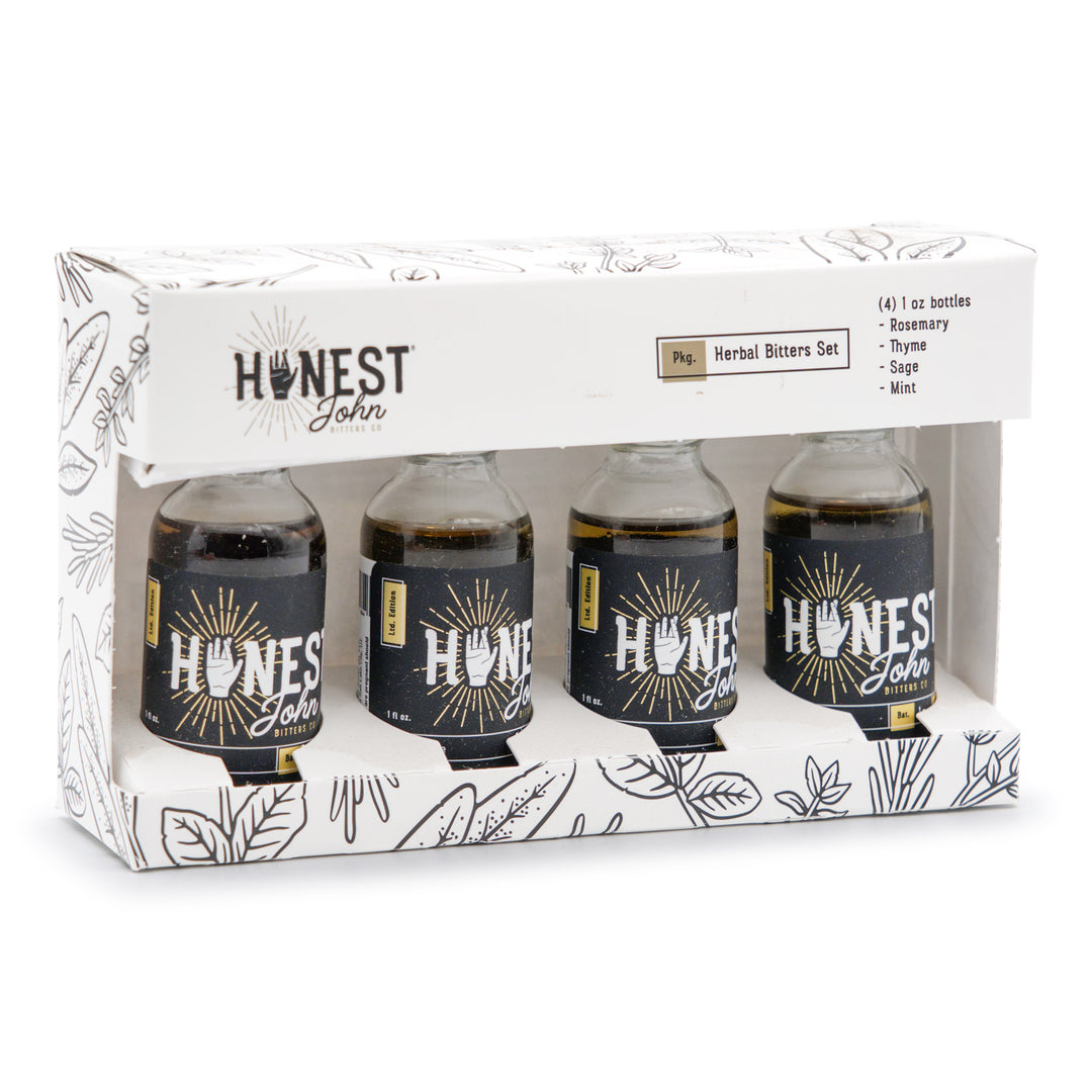 Honest John Herbal Bitters Set - 4 Pack