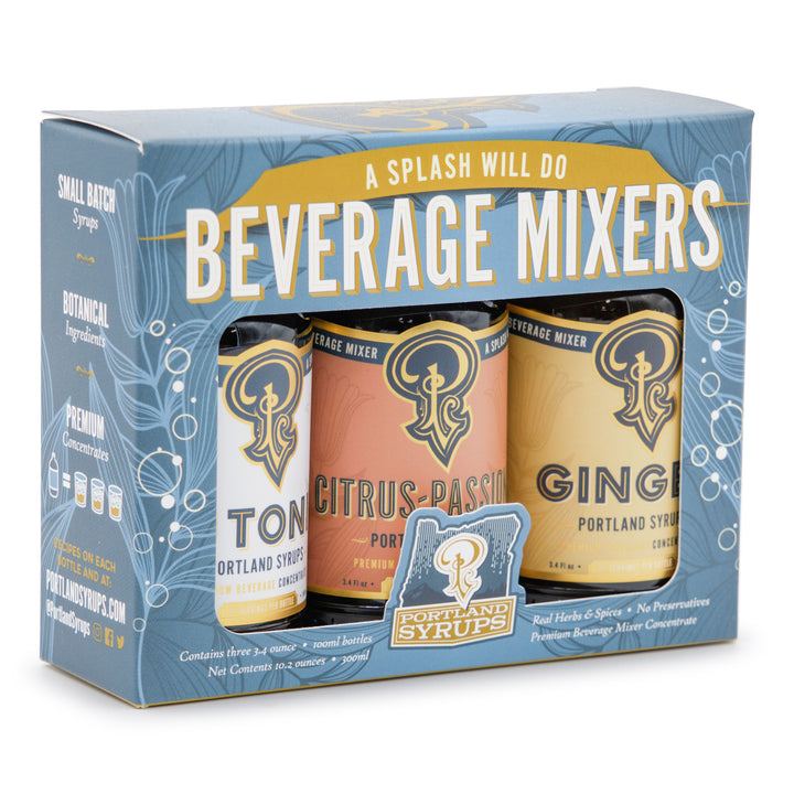 Portland Soda Works Cocktail and Soda Mixers Gift Set