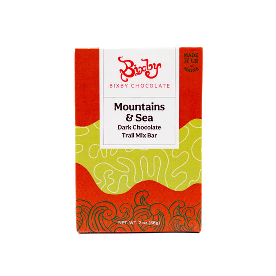 Image of Bixby 70% Mountains and Sea Dark Chocolate with Trail Mix