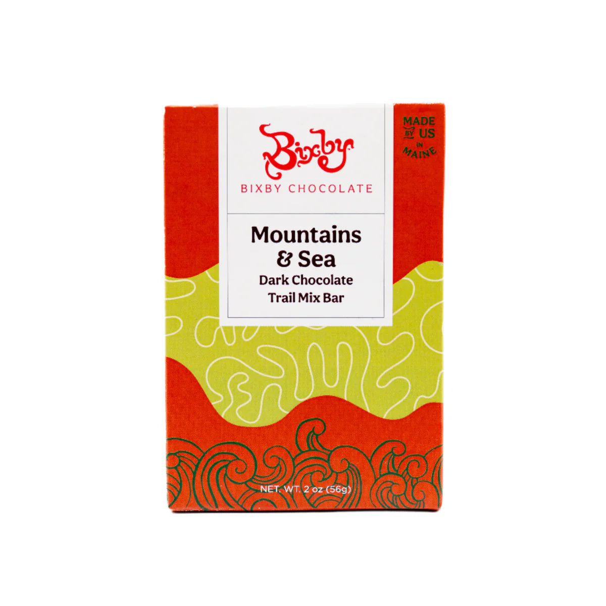 Image of Bixby 70% Mountains and Sea Dark Chocolate with Trail Mix