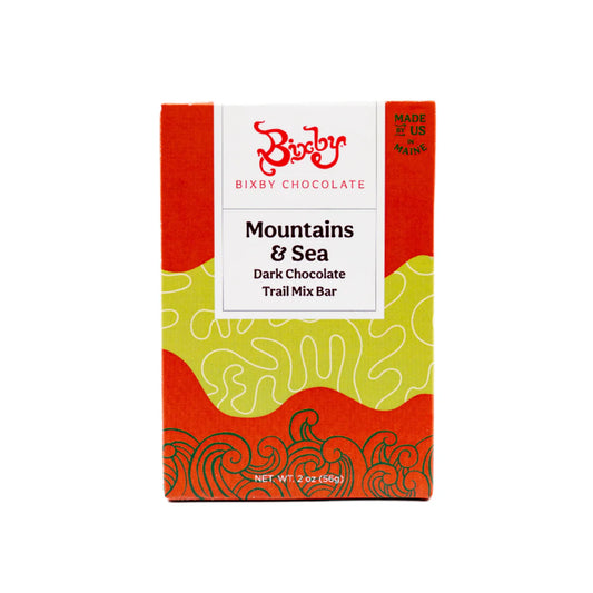Image of Bixby 70% Mountains and Sea Dark Chocolate with Trail Mix