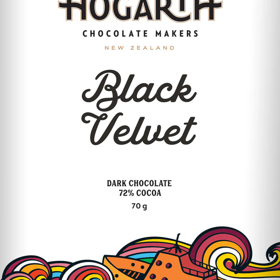 Image of Hogarth Chocolate 72% Hacienda Victoria Black Velvet Dark Chocolate