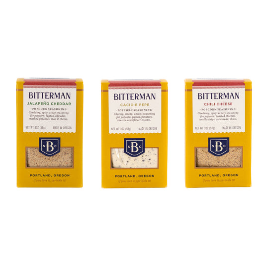 Bitterman's Chips, Dips & Popcorn Salt Trio
