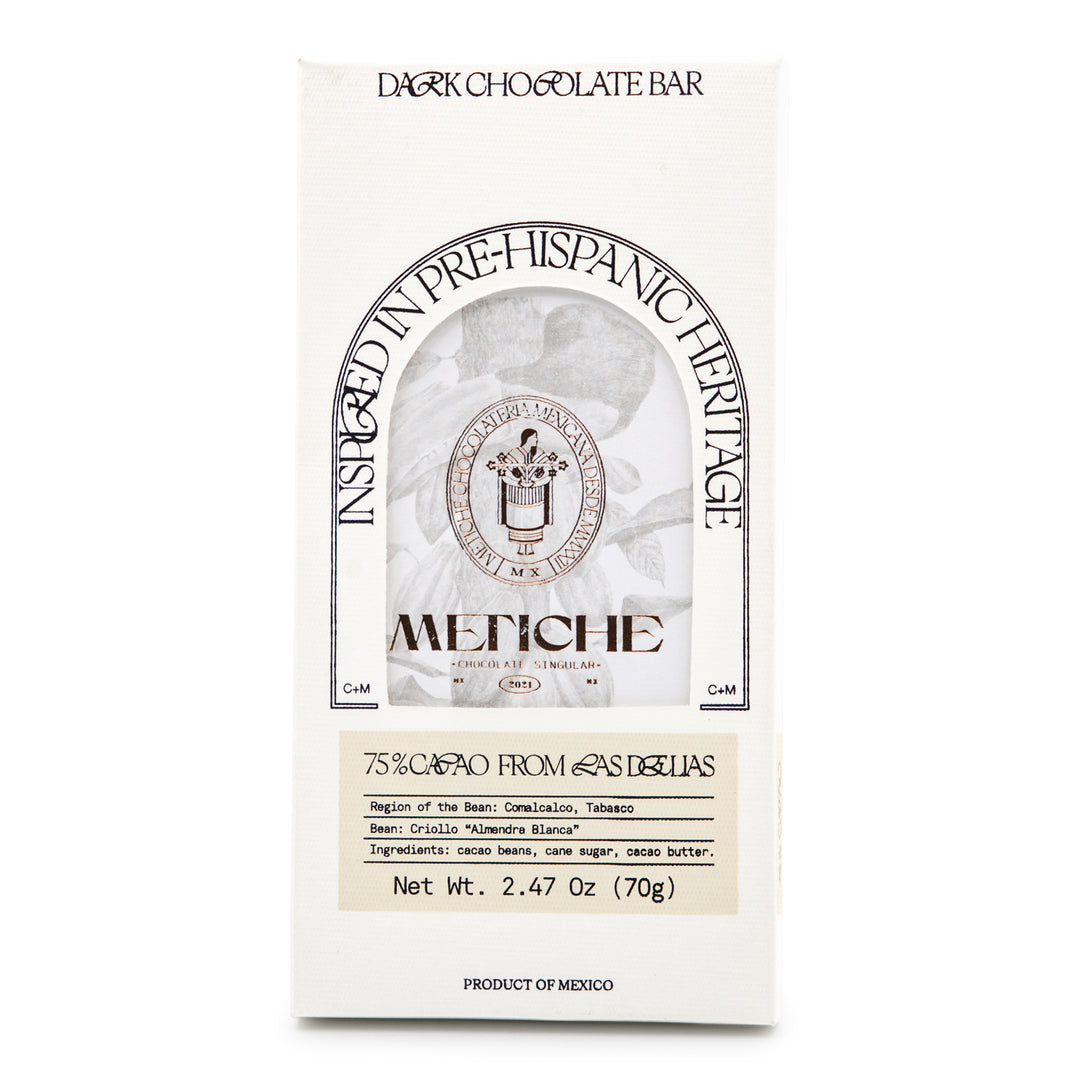 Metiche 75% "Finca de las Delias" Dark Chocolate