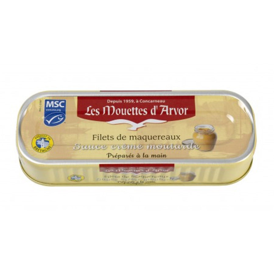 Image of Les Mouettes d'Arvor Mackerel Fillets in a Creamy Mustard Sauce