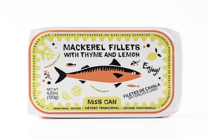 Image of the front of Mackerel Fillets with Thyme and Lemon