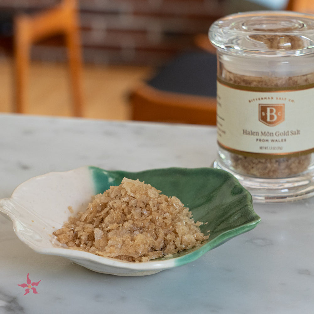 Small Jar + Hand Made Clay Salt Cellar by Gabriella Imperatori-Penn