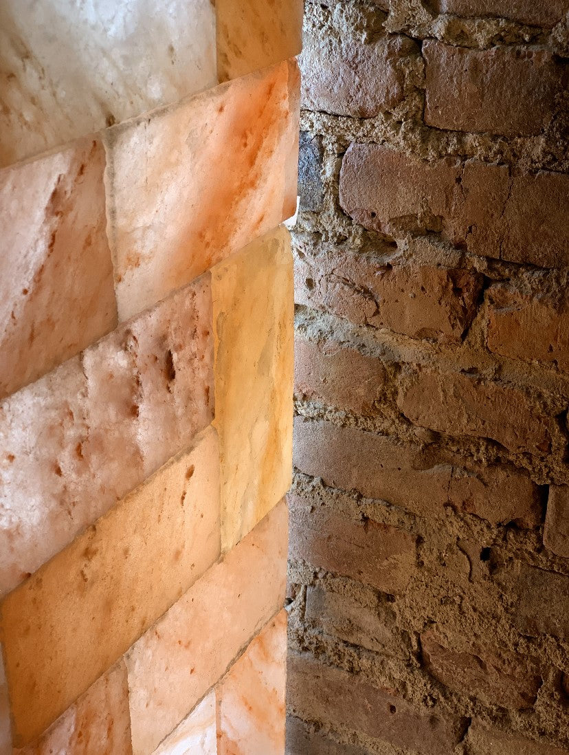 himalayan pink salt meets brick