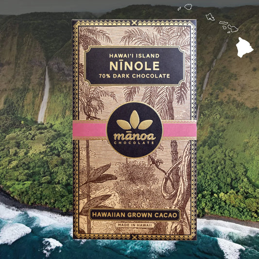 Image of Manoa 70% Ninole Hawaiian Island Dark Chocolate